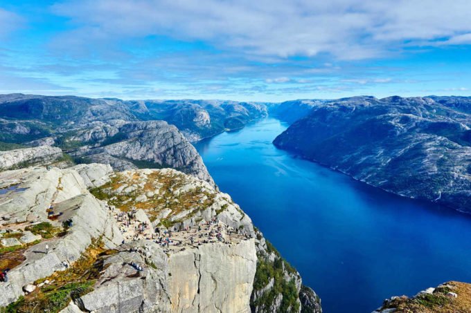Fjord w Norwegii