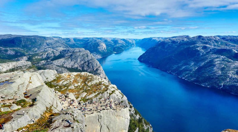 Fjord w Norwegii