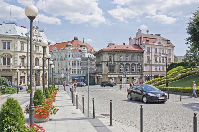centrum miasta Bielsko-Biała