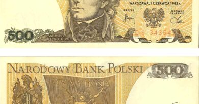 500zł banknot Tadeusz Kościuszko