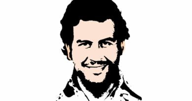 Pablo Escobar portret