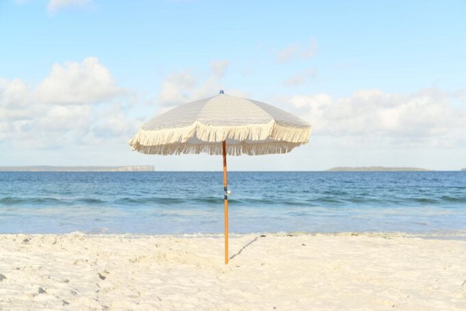 parasolka na plaży