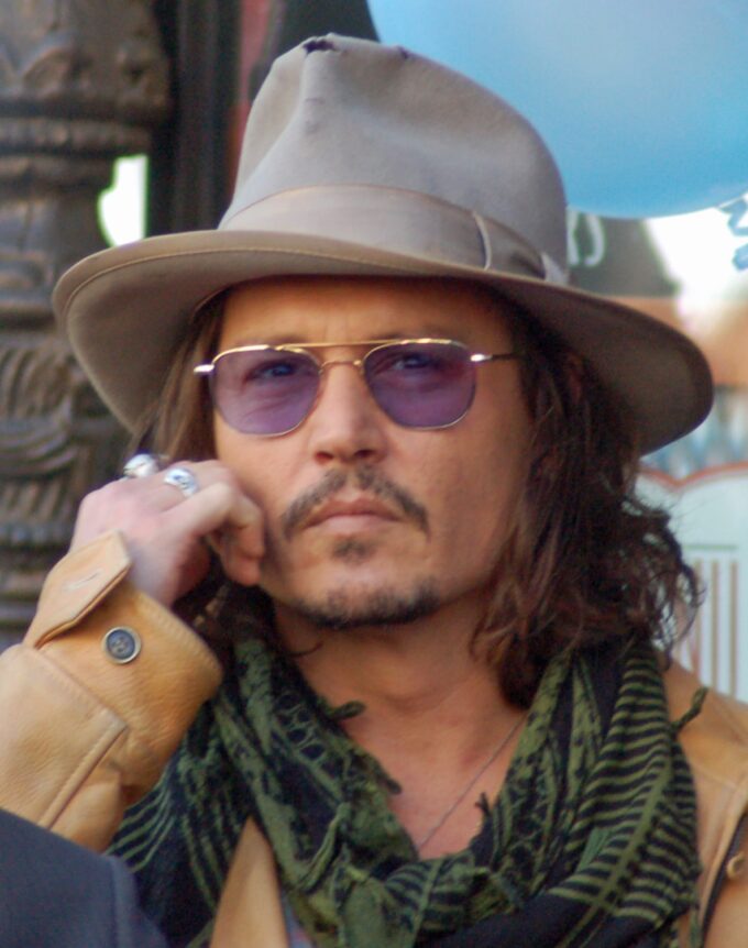 twarz Johnny Depp