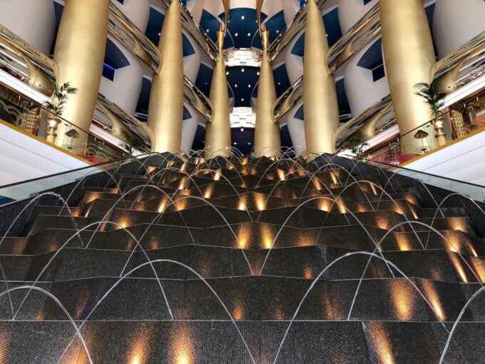 Burj Al Arab Hotel wnętrze